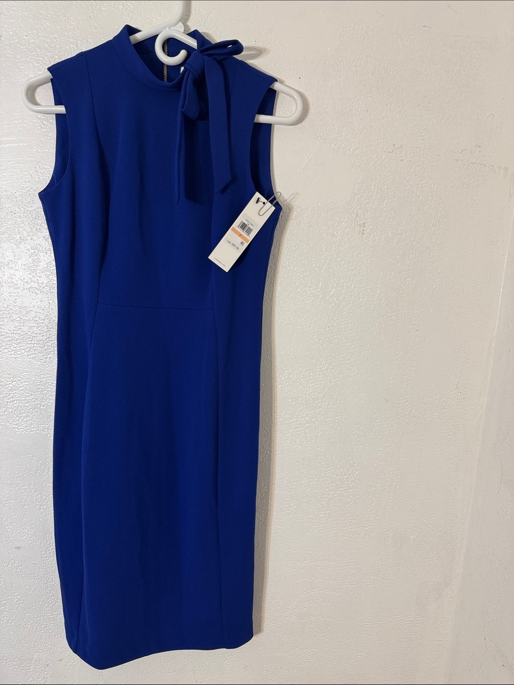 Elegant Blue Sleeveless Dress size 2